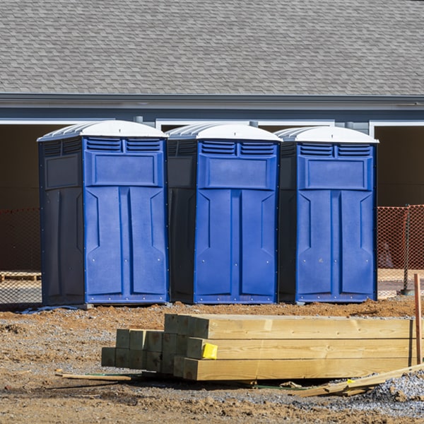 what is the expected delivery and pickup timeframe for the portable restrooms in Danville WV